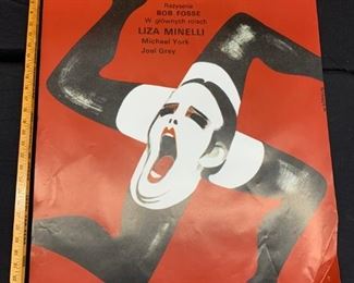 vintage Polish KABARET original Theatre poster