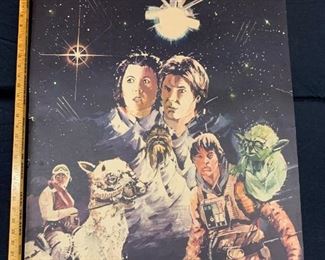 original Star Wars Empire Strikes Back POLISH movie poster