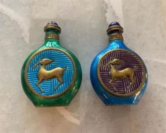 Set of two Chinese snuff bottles 
$20.00 set 