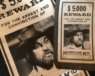 Original Prop Poster and Photo of . Hurricane Kid