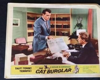Authentic Lobby Cards, Originals, CAT BURGLAR