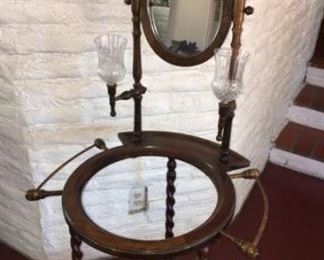 Estate Furniture, Antique Water Basin, missing center Bowl 