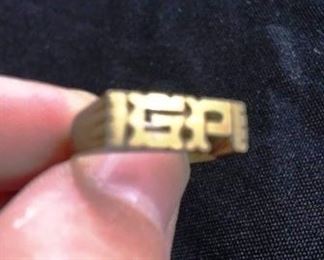 Gregg Palmer Initials Rings