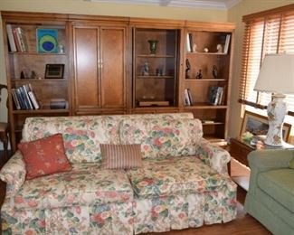 Very Comfortable Feather Filled Floral Upholstered Sofa $ 120