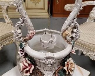 Capodimonte 20"H Wishing well Was $695 Now $350