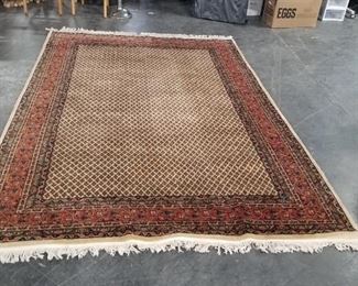 Hand Woven All Pure New Wool Pile Large whole Room Rug India 10.5' x 79.5" (small tear  along the edge as shown in one of the photos) $5000 New Was $1295 Now $700