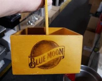 Blue Moon Beer wooden condiment caddies $20 each