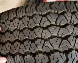 Goodyear Wrangler RT/S 31x10.50R15LT Slightly used truck tire with 6 lug rim $250 