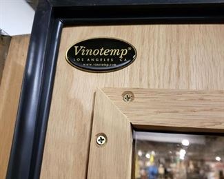Vinotemp Custom 450+ Bottle Refrigerated Double Compressor Wine Cabinet used only 3 years Retails $8K to $10K New Approx 80" tall by 50" wide by 30" deep.  $3500