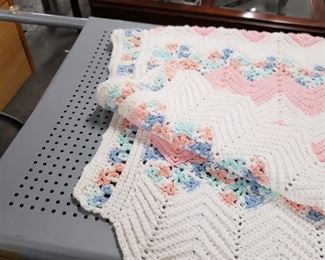 Handmade crocheted baby blank New $65