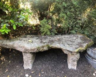 Small natural stone bench.
1 ft tall and 41” long.
$100
