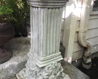 Stone pillar
28” tall x 14” at base and 11” at top
$75
