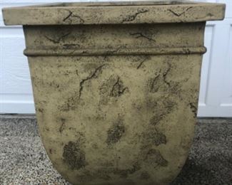 2 foot tall outside planter resin $20.00