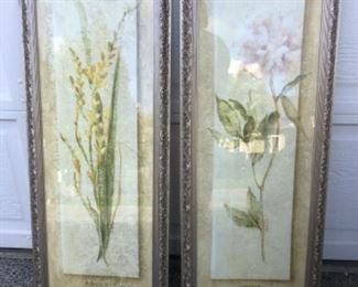 Two large home Decor framed prints $32.00