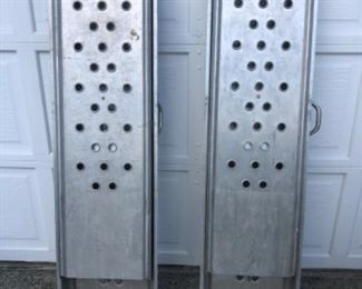 Set of 2 folding  aluminum ATV truck ramps $ 125.00