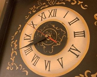 Hand-painted Granfather Clock - $475