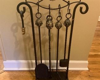 Fireplace Tool Set, $80