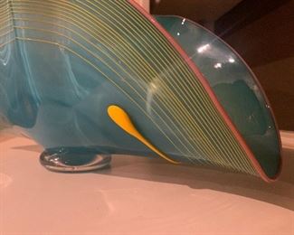 Jennifer Holmes, Handblown glass, signed, $125