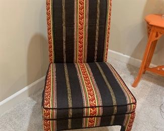 Upholstered side chair, $55
