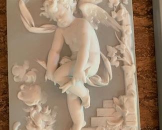 Volkstedt porcelain plaques, set of 4, $250