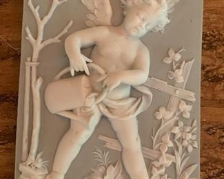 Volkstedt porcelain plaques, set of 4, $250