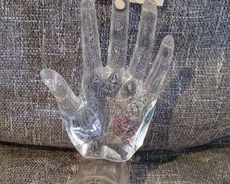 #13 Plastic Clear Hand 9.5x3  $5 Tas-Estate-Sales.com to purchase