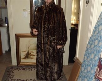 Long coat size XL. Still has the tag on sleeve. Never worn. Going for about $200 but will sell this one for $150.00