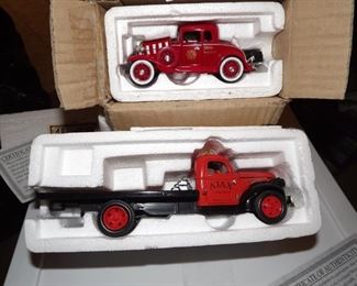 11.   car and truck sets. Selling them together.  30.00