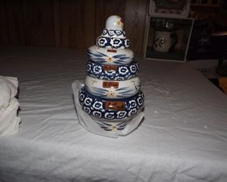 14.   Stackable measuring cups. temp-tation Old World.  $10.00