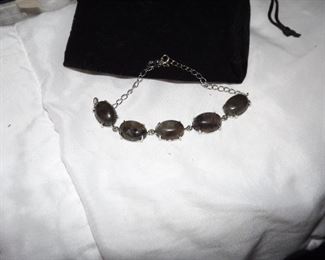 45.   5 stone bracelet.     $12.00