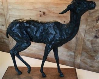 #50 $800 Kenneth Rodney Bunn bronze African Antelope