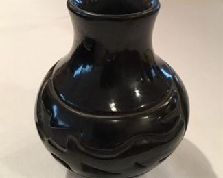 #1  $125 Stella Chavarria Avanyu 5 1/8" vase