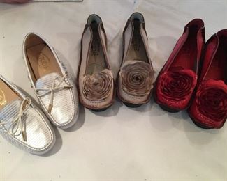 #133 Shoes, NWT  $10/pr  RED SOLD, SILVER TOD'S SOLD