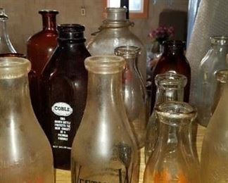Vintage Milk bottles