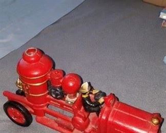 Antique cast iron fire truck
