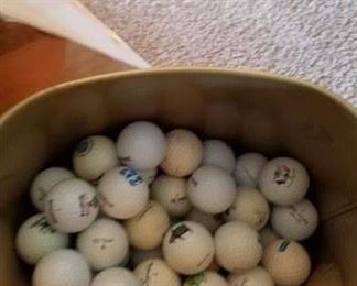 Several Golf Balls