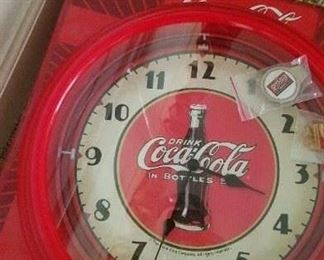 Coca cola Clock with box