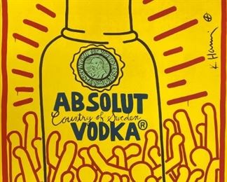 Keith Haring - Silkscreen - Ad