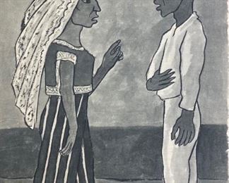 Diego Riveria - Pencil signed lithograph