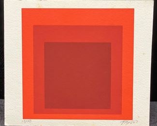 Joseph Albers Serigraph - Signed 1967