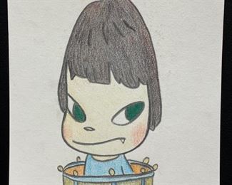 Yoshitomo Nara Artwork - Signed lower right