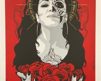 Day of the Dead Lithograph -Signed and number 