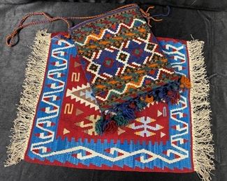 Tribal Central Asia Bag and Rug