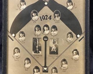 1924 SA Baseball Poster