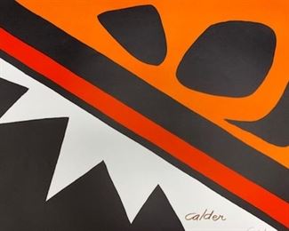 Alexander Calder - hand signed poster
