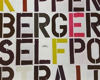 Christopher Wool - hand signed poster