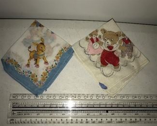 Two vintage hankies $6
