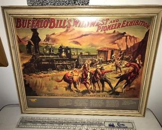 Framed Buffalo Bill Wild West $35

This item is pick up only after the state stay at home mandate has been lifted.