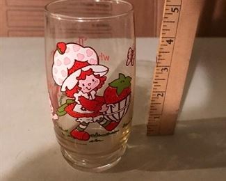Strawberry Shortcake Glass $5