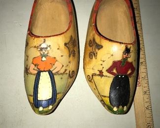 Dutch wooden shoes $8